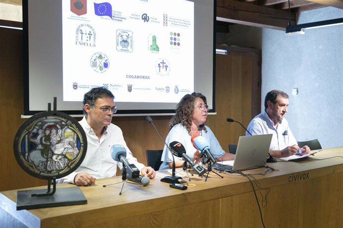 Presentación de las actividades de la segunda edición del ciclo 'Caminos de Santiago en Navarra, De todos para todos'.