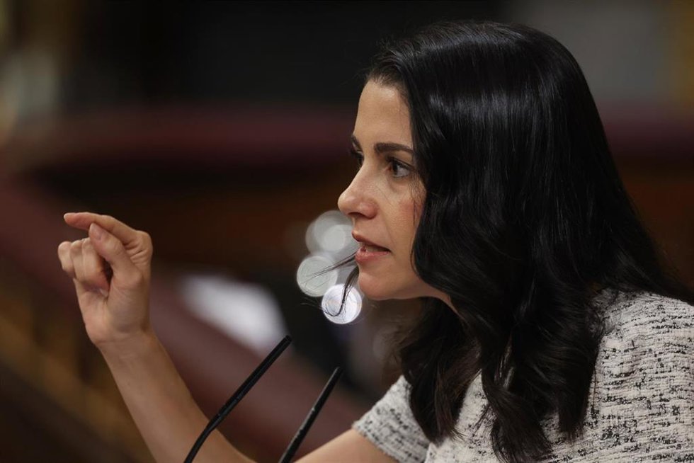 Archivo - La líder de Cs, Inés Arrimadas, interviene en la segunda jornada de la 26 edición del Debate sobre el Estado de la Nación, en el Congreso de los Diputados, a 13 de julio de 2022, en Madrid (España).