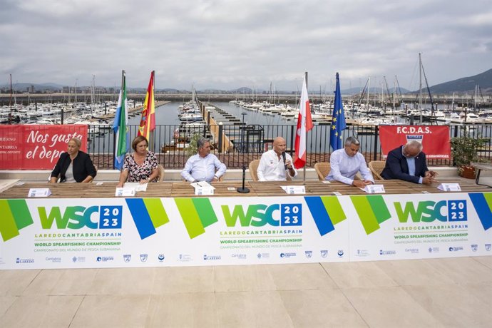 Presentación oficial del XXXIII Campeonato del Mundo de Pesca Submarina Absoluto, que se disputará en Laredo en septiembre de 2023