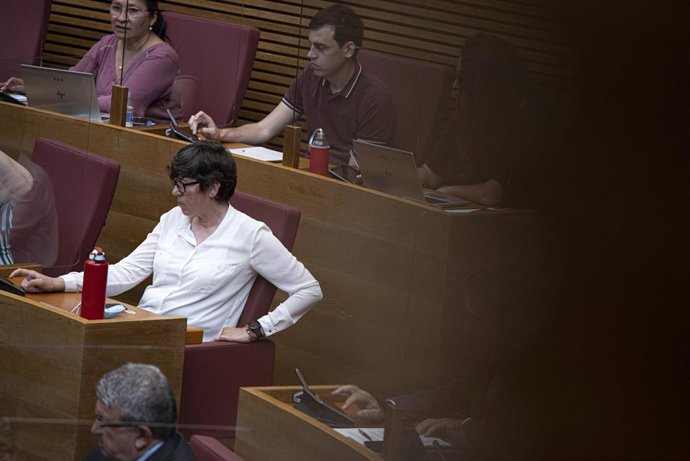 Archivo - La portavoz de Unidas Podemos Pilar Lima