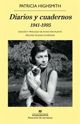 Cubierta de 'Diarios y cuadernos 1941-1995' de Patricia Highsmith