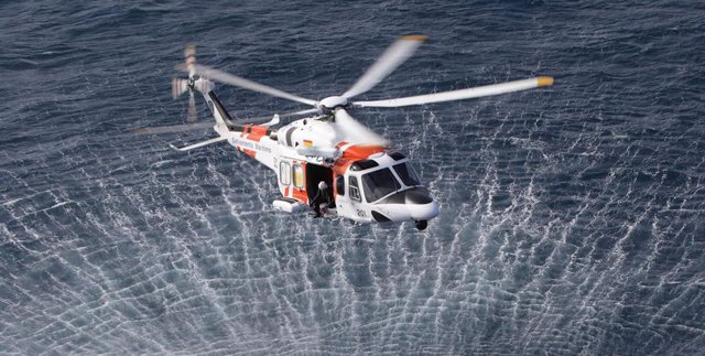 Archivo - Helicóptero Helimer 201 de Salvamento Marítimo