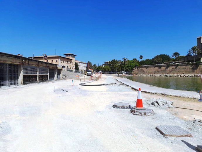 Obras del Parc de la Mar.