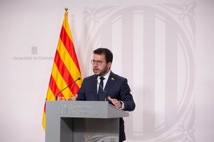 El president de la Generalitat Pere Aragons