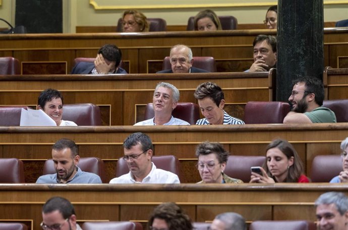 Archivo - El portavoz adjunto de EH Bildu en el Congreso Oskar Matute.