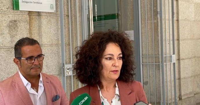 La secretaria de Sanidad del PSOE de Huelva, Lourdes Martín.