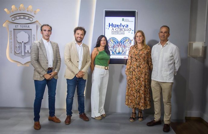 Presentación del espectáculo 'Huelva a caballo'.