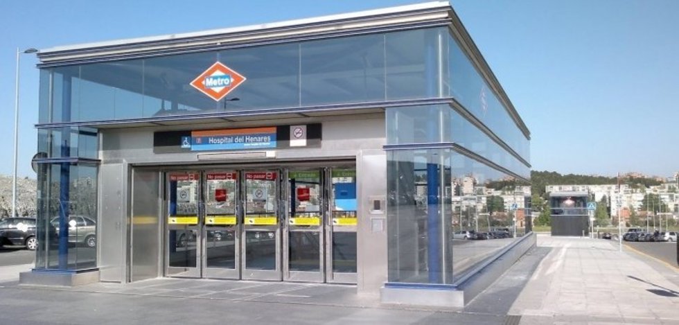 Archivo - Imagen de la estación Hospital del Henares de la línea 7b de Metro.
