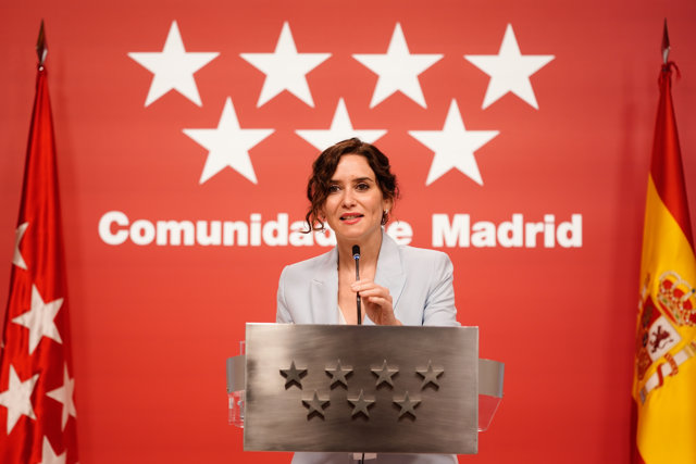 Isabel Díaz Ayuso, presidenta de la Comunidad de Madrid