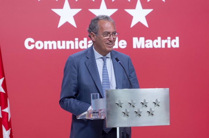 Archivo - El nuevo vicepresidente de la Comunidad de Madrid, Enrique Ossorio