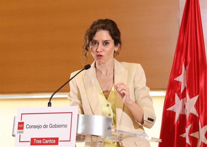 Archivo - La presidenta de la Comunidad de Madrid, Isabel Díaz Ayuso. Archivo.