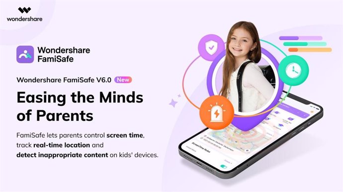 Wondershare FamiSafe V6.0 eases the minds of parents with more features to ensure kids safety this Back-to-School season.
