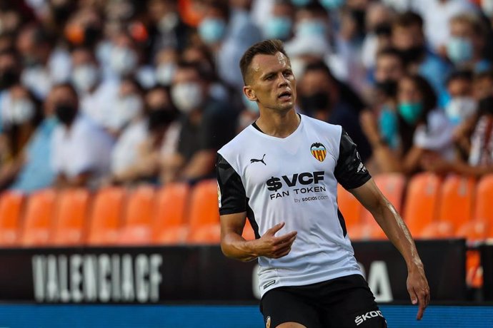 Archivo - El delantero ruso Denis Cheryshev