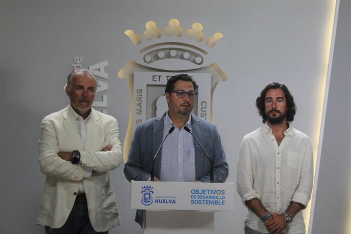 Concejales del PP en el Ayuntamiento de Huelva.