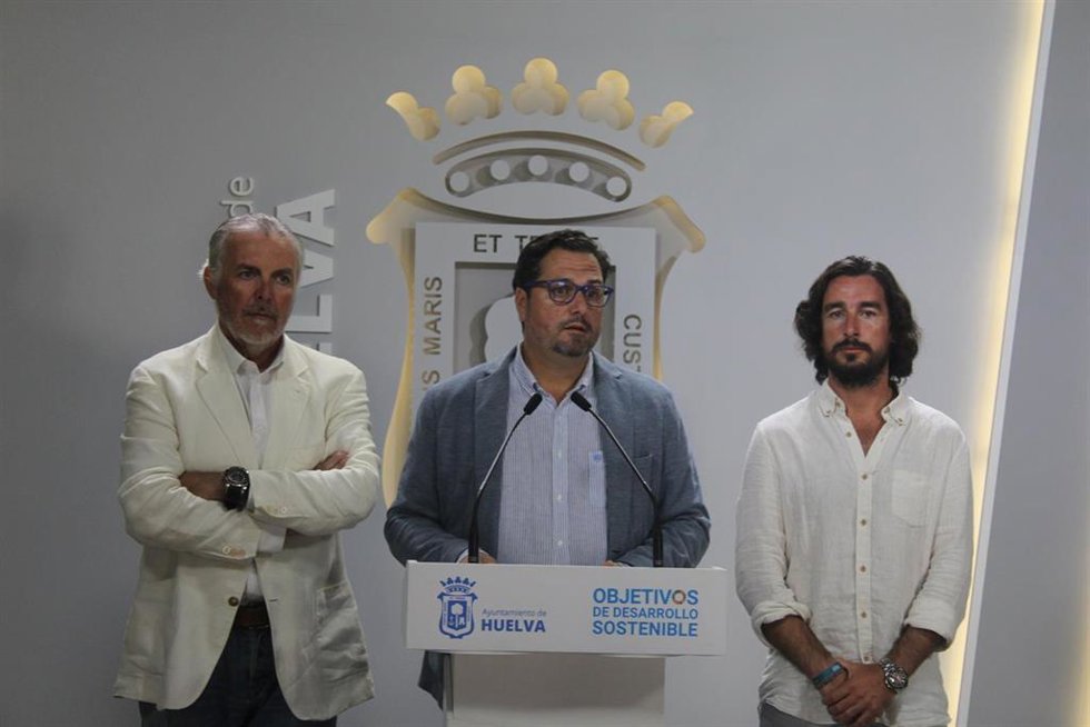 Concejales del PP en el Ayuntamiento de Huelva.