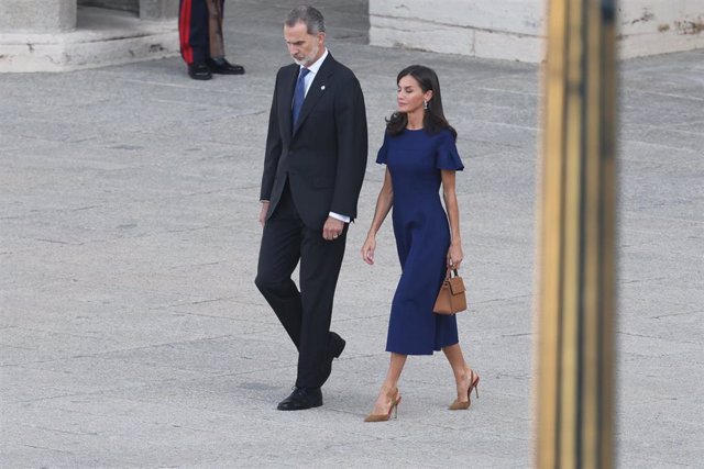 Archivo - Los Reyes Felipe VI y Letizia 