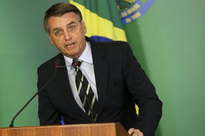 Archivo - Jair Bolsonaro, presidente de Brasil