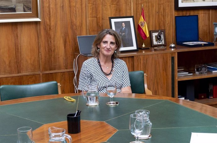 La vicepresidenta tercera del Gobierno y ministra para la Transición Ecológica y el Reto Demográfico, Teresa Ribera