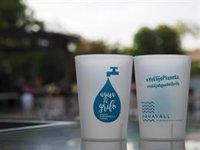 Aquavall repartirá más de 2.500 vasos reutilizables y desplegará carros para enjuagarlos en las Fiestas de Valladolid