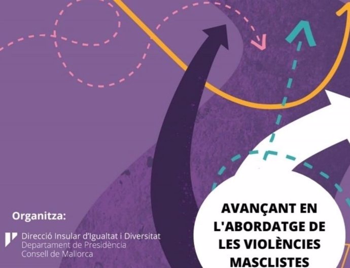 Cartel de las jornadas sobre violencia machista organizadas por el Consell de Mallorca.
