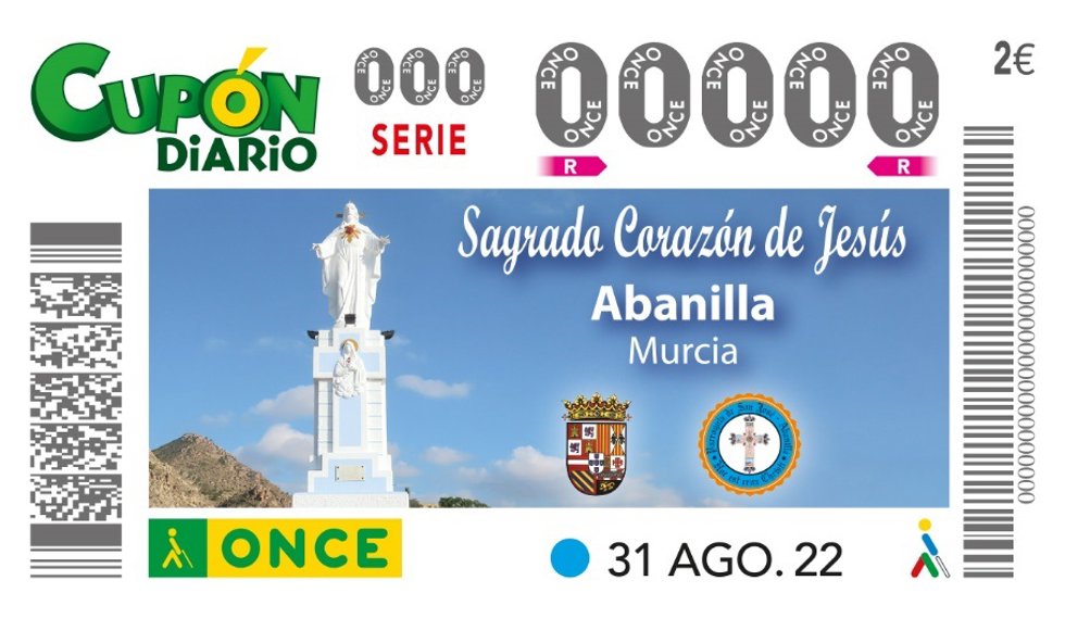 Cupón Diario de la ONCE del sorteo del 31 de agosto.