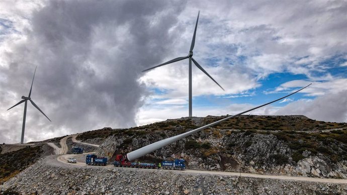 Archivo - Parque eólico de Siemens Gamesa en Grecia