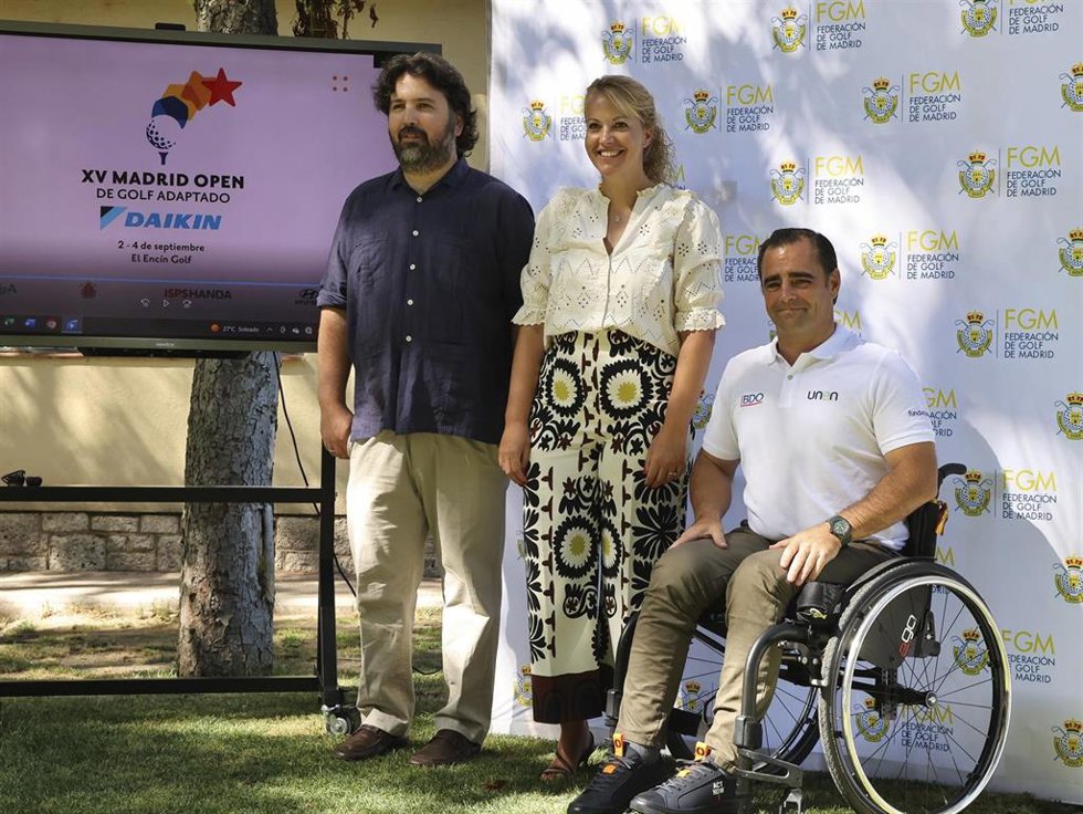 Foto de familia de la presentación del XV Daikin Madrid Open