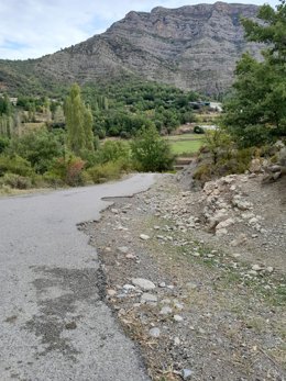 Accesos a La Vileta y Riguala de Serraduy.