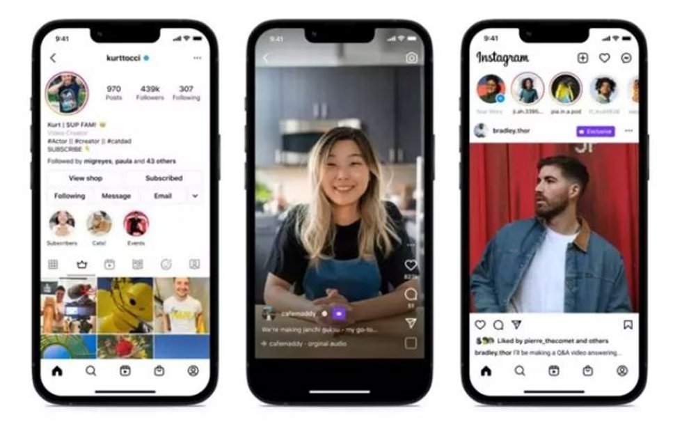 Nuevas opciones en Instagram Suscriptions