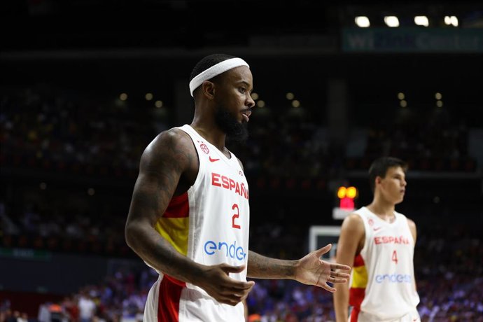 Lorenzo Brown, durante un partido con la selección española