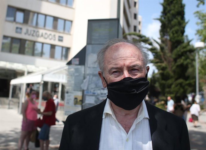Archivo - El ex ministro de Economía Rodrigo Rato a su salida de los Juzgados de Plaza Castilla en una imagen de archivo. 