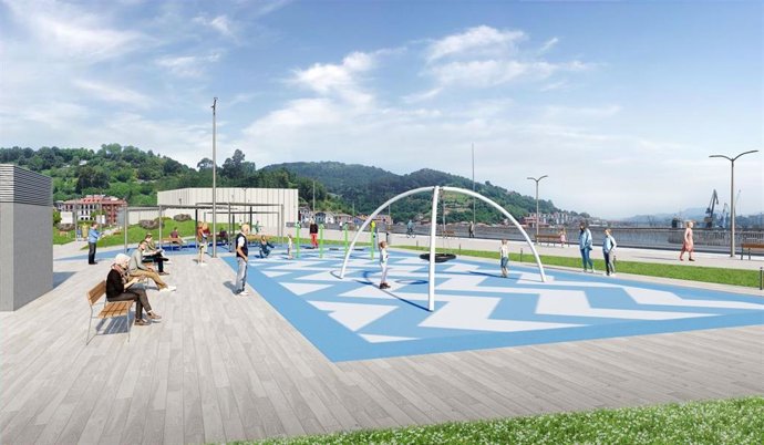 Arranca la fase final de urbanización del edificio de la Lonja de Pasaia