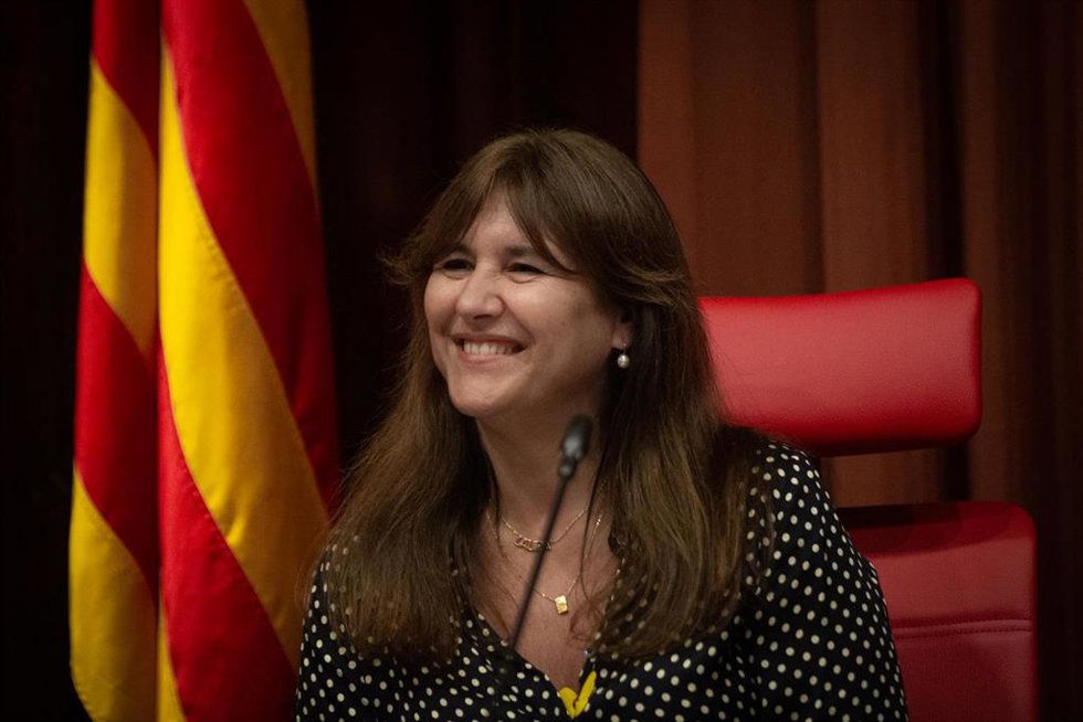 Archivo - La presidenta suspendida del Parlament, Laura Borrs. ARCHIVO.
