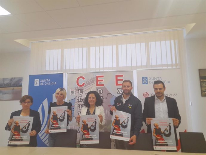 Presentación del concierto de Susana Seivane en Cee