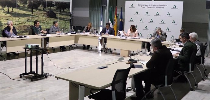 Reunión de la Mesa de Interlocución Agraria de Andalucía en una imagen de archivo