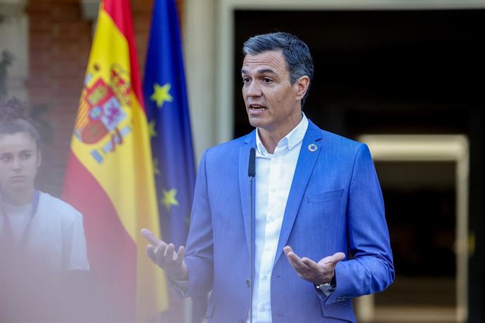El presidente del Gobierno, Pedro Sánchez