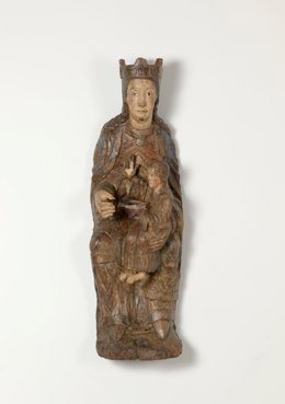 Talla de madera de la Virgen María con el Niño adquirida por la Generalitat