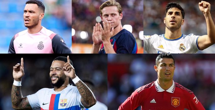 De Tomás, De Jong, Memphis, Asensio o Cristiano, entre los nombres que no encontraron salida en el mercado