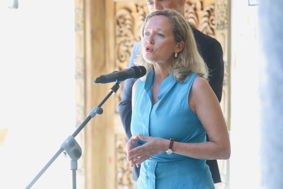 La vicepresidenta primera y ministra de Asuntos Económicos y Transformación Digital, Nadia Calviño