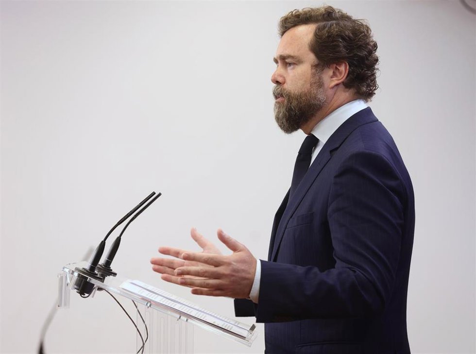 Archivo - El portavoz de Vox en el Congreso, Iván Espinosa de los Monteros