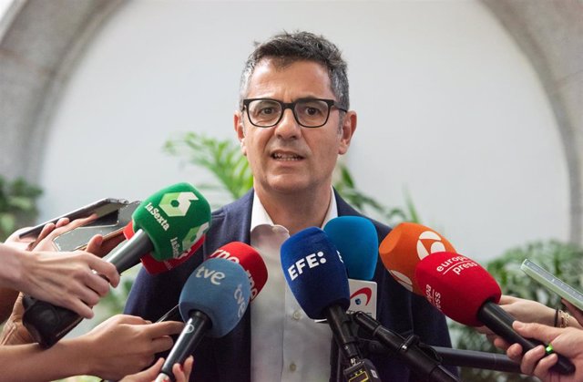 El ministro de la Presidencia, Relaciones con las Cortes y Memoria Democrática, Félix Bolaños, a 26 de agosto de 2022, en Madrid (España).