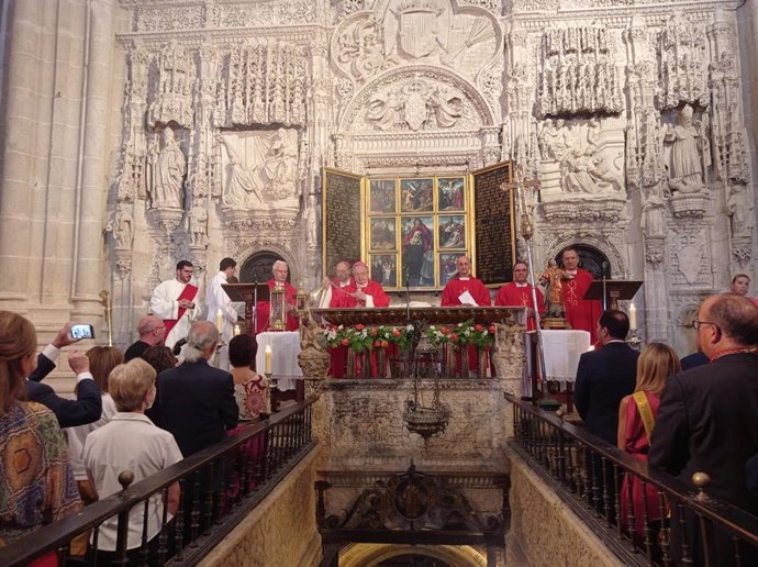 Celebración de la Misa en honor a San Antolín.