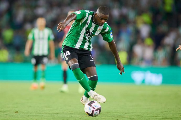 William Carvalho of Real Betis in action during the spanish league, La Liga Santander, football match played between Real Betis and CA Osasuna at Benito Villamarin stadium on August 26, 2022, in Sevilla, Spain.