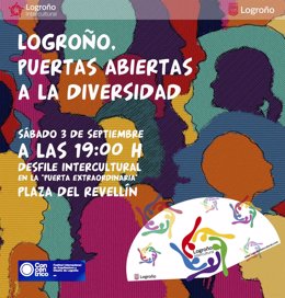 El Ayuntamiento de Logroño presenta mañana sábado en la Puerta extraordinaria de Concéntrico un Desfile Intercultural