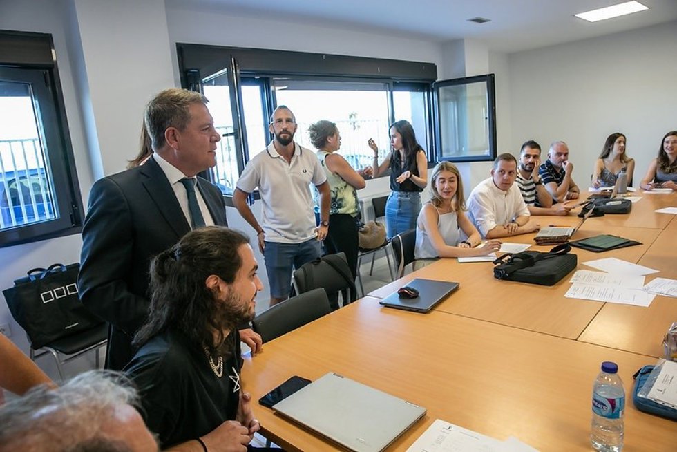 El presidente de C-LM inaugura el IESO La Galatea de Yeles (#Toledo).