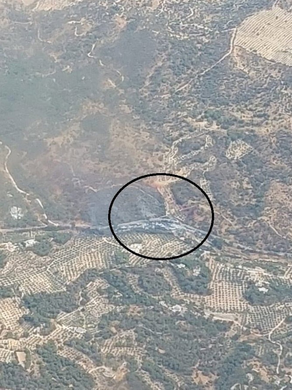 Área Del Incendio Ya Sin Llama Y Sin Apenas Humo.