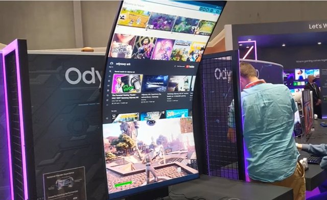 Monitor gaming  Odyssey Ark de Samsung en IFA 2022