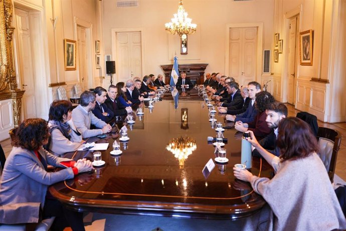 Reunión del Gobierno de Argentina tras el ataque a Cristina Fernández