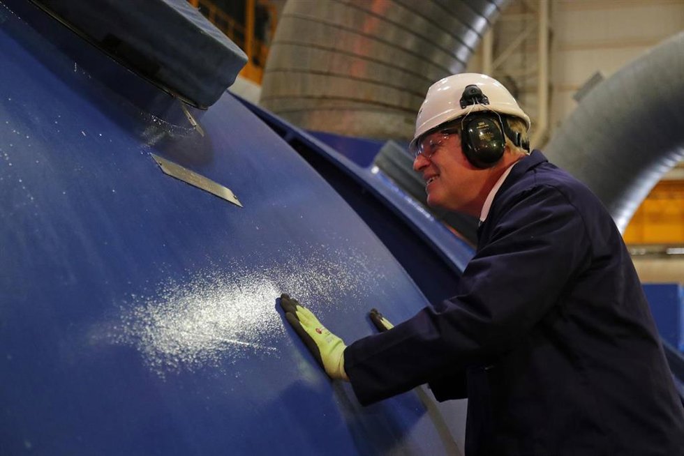 Boris Johnson, primer ministro de Reino Unido