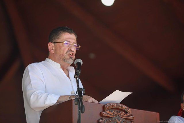 Archivo - Rodrígo Cháves, presidente de Costa Rica